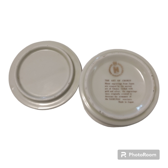 Art of Chokin Porcelain Trinket Box - Picture 8 of 9